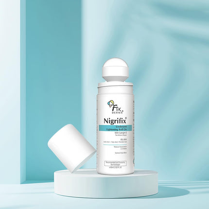 Fixderma Nigrifix Underarm Roll on with 6% AHA, Lactic Acid & 1% Mandelic Acid & Kojic Acid -60ml