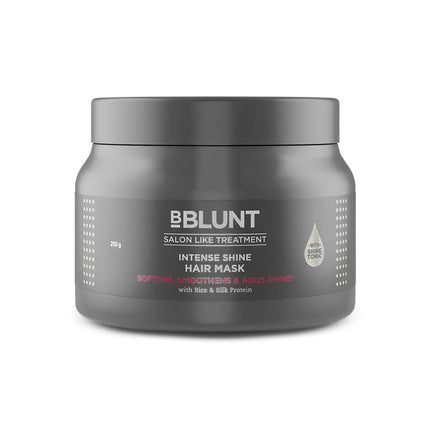 Bblunt Intense Shine Hair Mask with Rice & Silk For Men & Women | 250 g