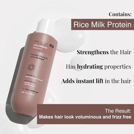 Bare Anatomy Volumizing Shampoo, Peptides & Rich Milk Protein Unisex 250ml