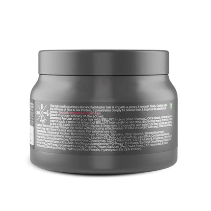 Bblunt Intense Shine Hair Mask with Rice & Silk For Men & Women | 250 g