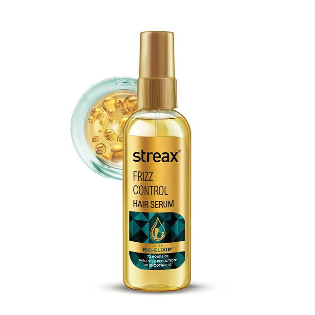 Streax Frizz Control Hair Serum for Dry Frizzy Hair- 100 ml