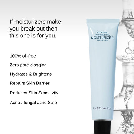 The Formularx Hydra Veil Barrier Care Gel Moisturizer with Ceramide,Hyaluronic-50gm