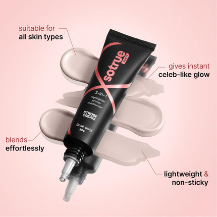 Sotrue Strobe Cream Rose Gold for Face Radiance-30g