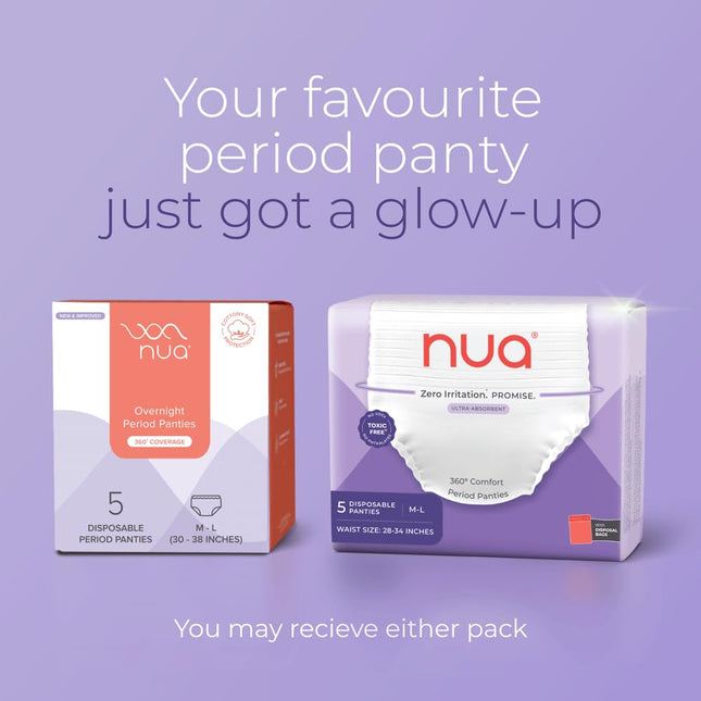 Nua 360° Comfort Period Panties | Pack of 5