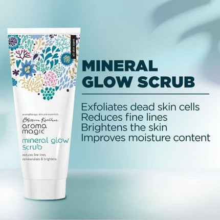 Aroma Magic Mineral Glow Scrub With beeswax, vegetable glycerine, lavender, tea tree & rose essential oils-100ml