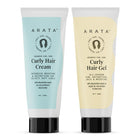 Arata Curl Styling Hair cream Combo (Mini) For Curly, Frizzy & Dry Hair-(50ml +50ml)