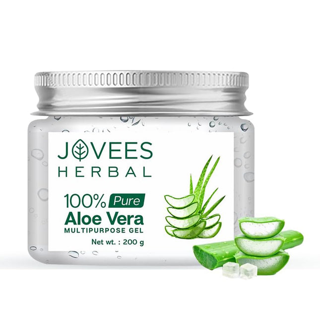 Jovees Herbal 100% Pure Aloe Vera Gel for Face, Hair (200gm)