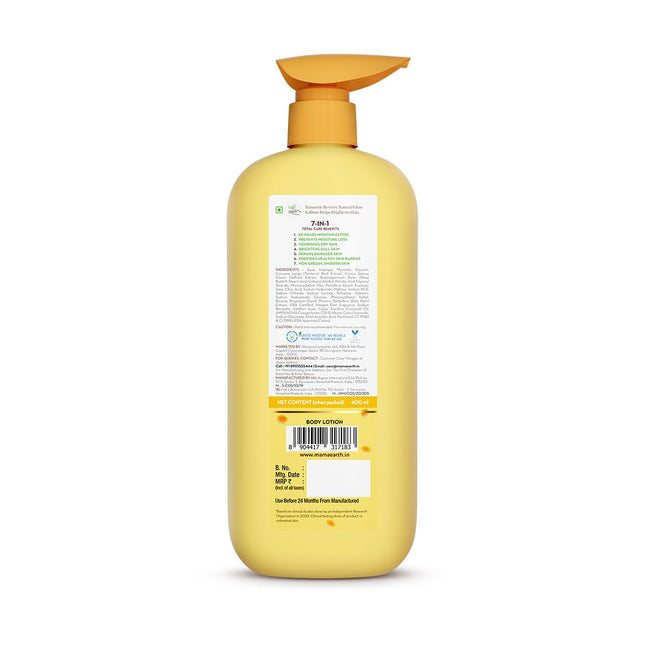 Mamaearth Ubtan Moisturizing Body Lotion with Turmeric & Saffron-400 ml