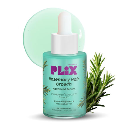 The Plant Fix Plix Rosemary Hair Growth Serum with 3% Redensyl, 4% AnaGain, 3% Baicapil, 30 ml