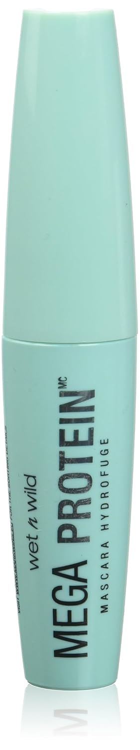 wet n wild Mega Protein Waterproof Mascara-Black, 6 ml
