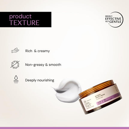Deconstruct 0.1% Retinol Night Cream with 1% Beta-Glucan Complex-50GM