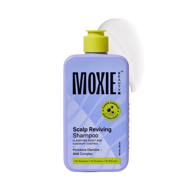 Moxie Beauty Scalp Reviving Anti-Dandruff Shampoo | AHA-BHA -200ml