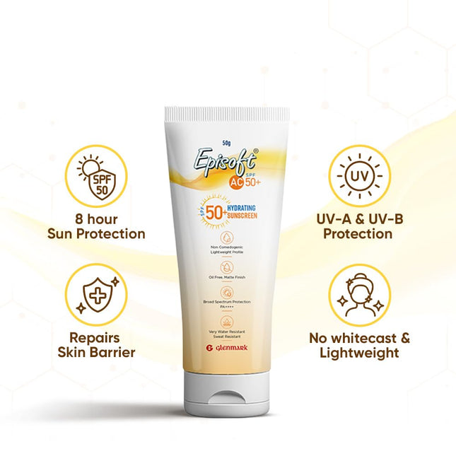 Episoft AC SPF 50 + sunscreen UV-A/UV-B-50G