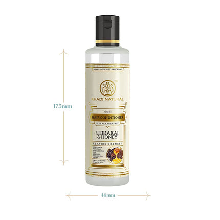 Khadi Natural Shikakai and Honey Herbal Hair Conditioner 210ml