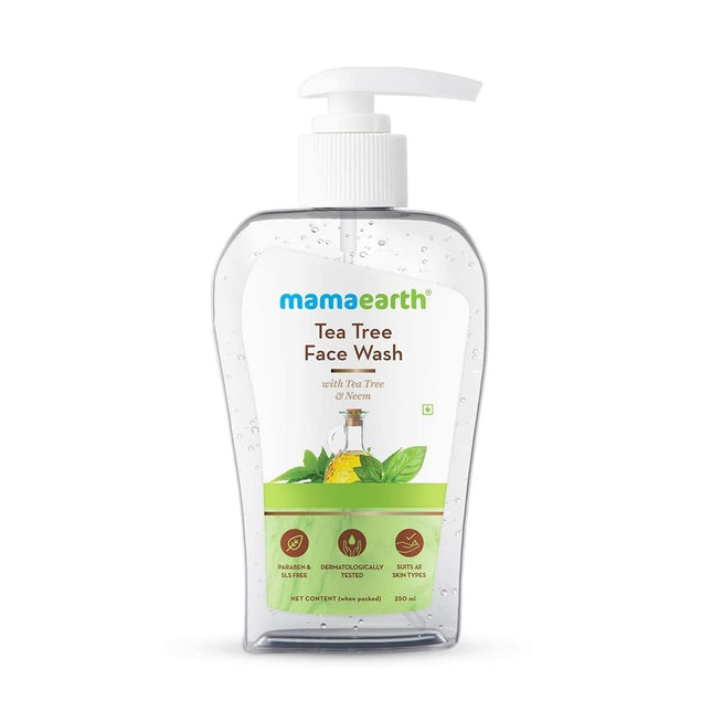 Mamaearth Tea Tree Oil Control Face Wash For Men & Women | 250 ml