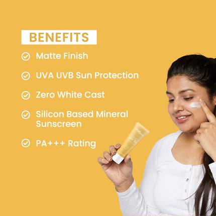 Earth Rhythm Phyto Shield Matte Mineral Sunscreen SPF 50-50ml