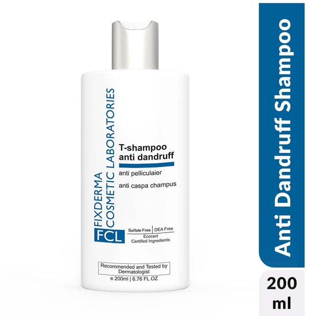FIXDERMA COSMETIC LABORATORIES T-Shampoo For Dandruff, Scalp Psoriasis, Scalpe Shampoo-200 ml