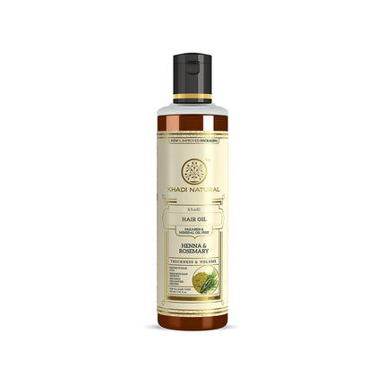 Khadi Natural Rosemary & Henna Hair Oil - 210ml