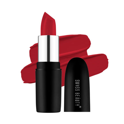Swiss Beauty Pure Matte Creamy Lipstick-3.8gm