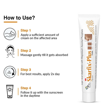 Fixderma 2% Kojic Acid + 1% Arbutin Skarfix-Plus Scar Removal Cream -15 g