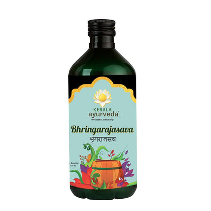 Kerala Ayurveda Bhringarajasava | Ayurvedic Hair Growth Tonic & Hair Fall Control -450ml