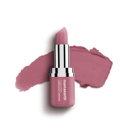 Mamaearth Creamy Matte Long Stay Lipstick with Murumuru Butter -4.2g