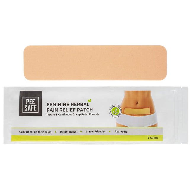 Pee safe Feminine Herbal Pain Relief Patches (Pack of 5)