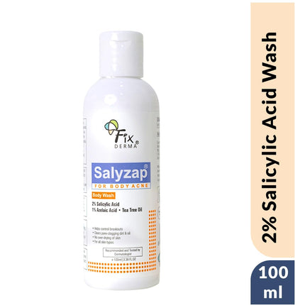 Fixderma Salyzap 2% Salicylic Acid Body Wash-100ml