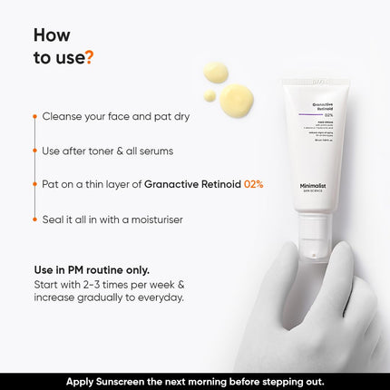 Minimalist 2% Retinoid Anti Ageing Night Cream -30ml