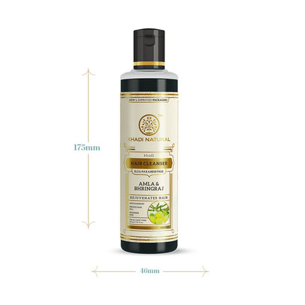 Khadi Natural Amla & Bhringraj Shampoo -210ml