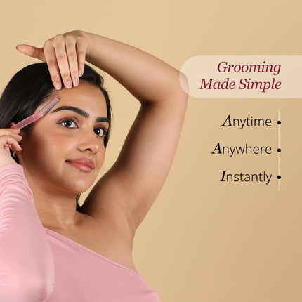 Carmesi Reusable Face Razor for Women Facial Hair- 3 Razors