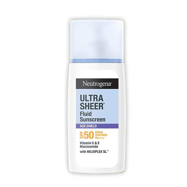 Neutrogena Ultrasheer Age Shield Fluid Sunscreen SPF 50+ PA++++  40gm