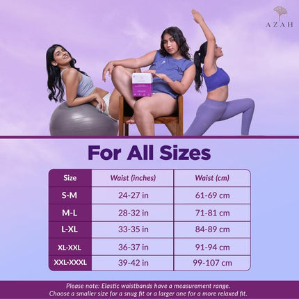 Azah Period Panty for Girls [L-XL, Pack of 5]