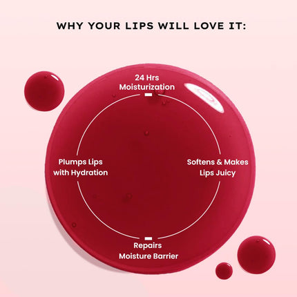 Hyphen Tinted Lip Balm | 1% Vitamin E, Peptide & 2% Squalane | 10g