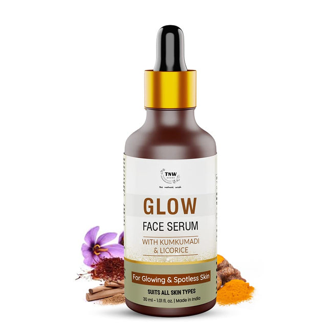TNW-THE NATURAL WASH Glow with Kumkumadi, Licorice & Coffee Face Serum - 30ml