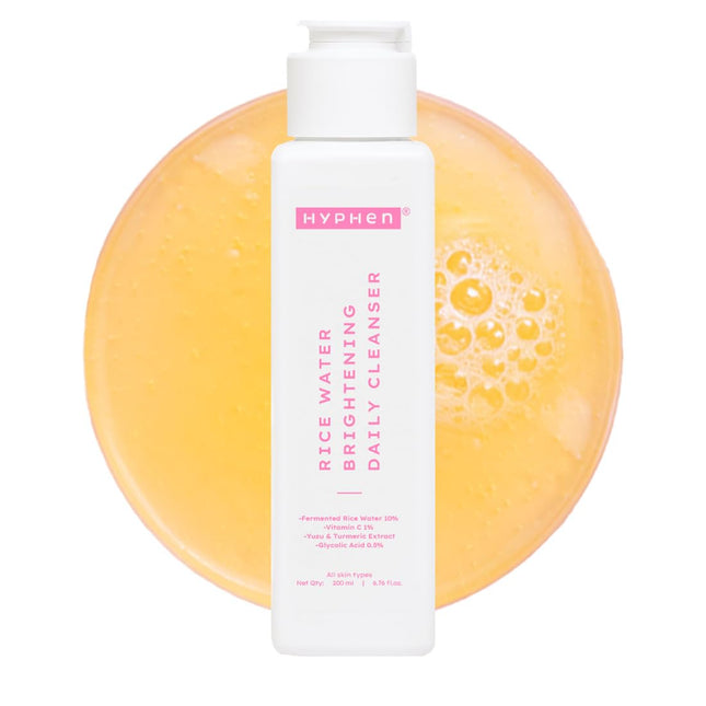 Hyphen 10% Rice Water Brightening Face Wash | 200 ml