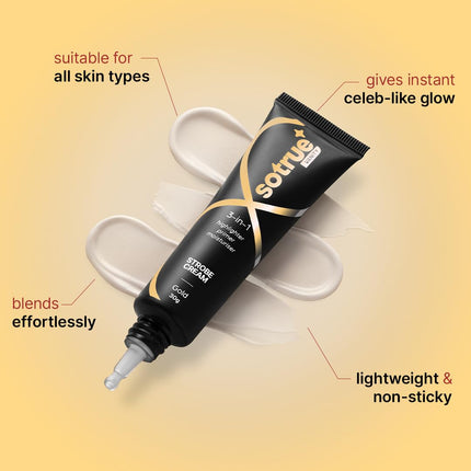 Sotrue Strobe Cream Gold for Face Radiance-30g