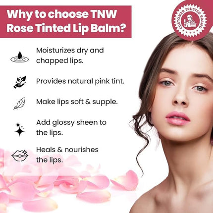 TNW-The Natural Wash Rose Multipurpose Tinted Lip Balm-6g