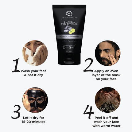 The Man Company Activated Charcoal Peel Off Face Mask-100gm