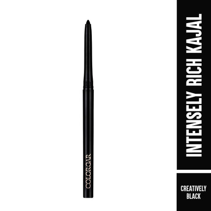 Colorbar Cosmetics Matte Intensely Rich Pencil Kajal-Creatively, Black, 0.30G