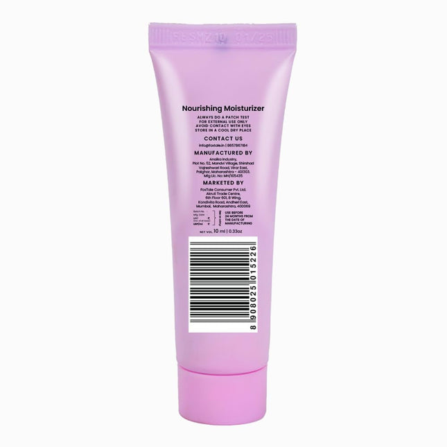 Foxtale Nourishing Ceramide Face Moisturizer with Niacinamide All Skin Types, 10 ml