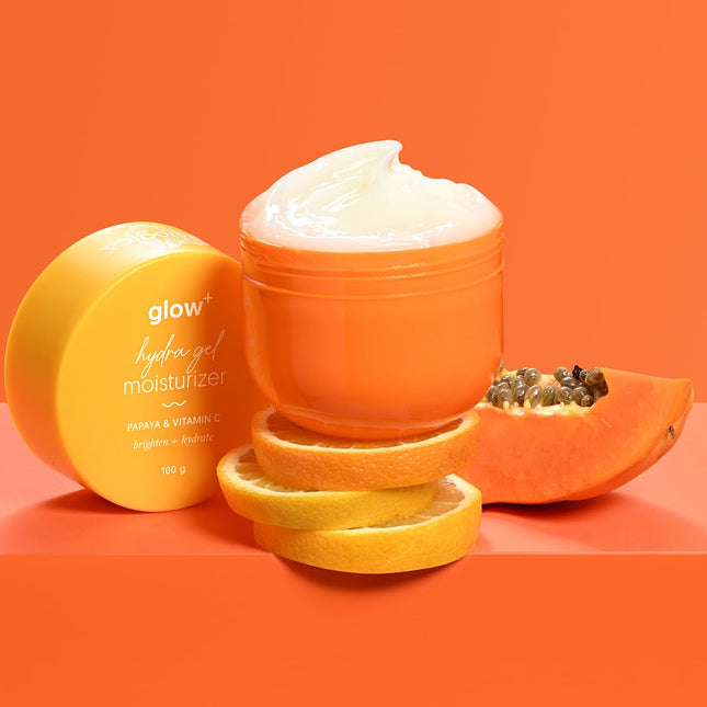 Aqualogica Glow+ Hydra Gel Moisturizer with Vitamin C & Papaya - 100 g