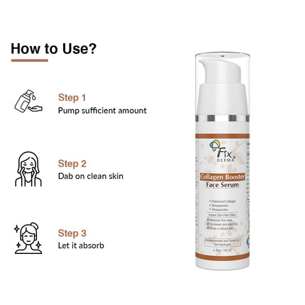 Fixderma Hydrolyzed Collagen Booster Face Serum-30g