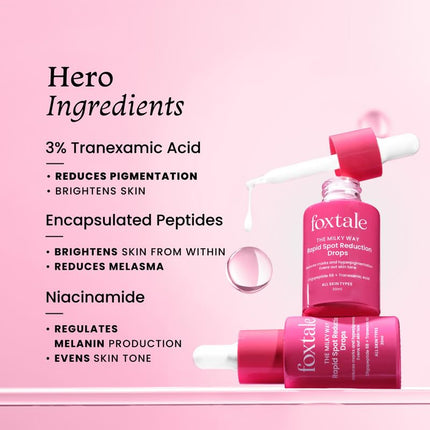 Foxtale 3% Tranexamic Acid Face Serum with Peptides & Niacinamide 30 ml
