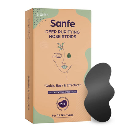 Sanfe Deep Purifying Nose Strips Pack of 6