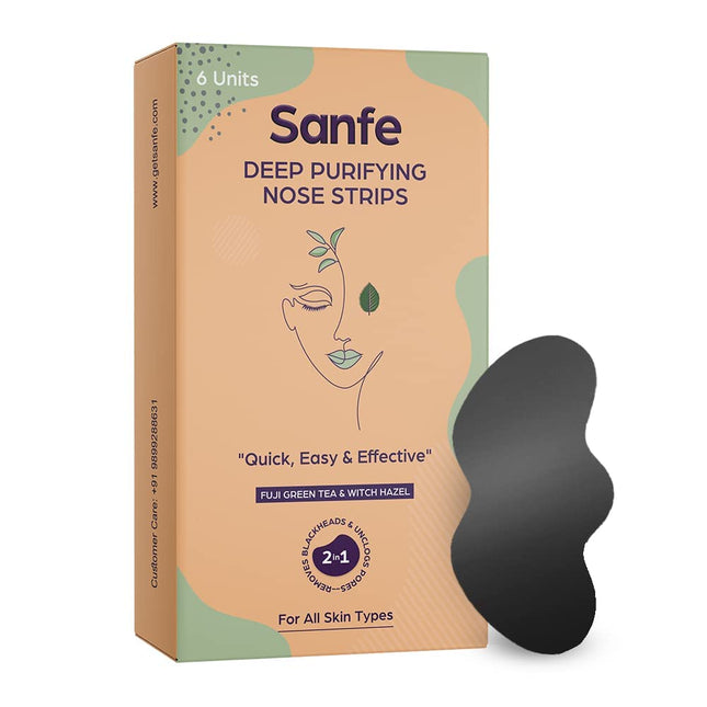 Sanfe Deep Purifying Nose Strips Pack of 6