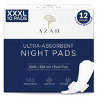 Azah Sanitary Pads for Women XXXL Night Pads