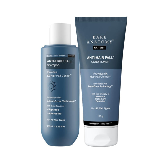 Bare Anatomy Anti-Hair Fall Shampoo & Conditioner Combo 250ml + 175gm