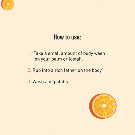 Sirona Natural Vitamin C Body Wash for Men & Women - 200 ml