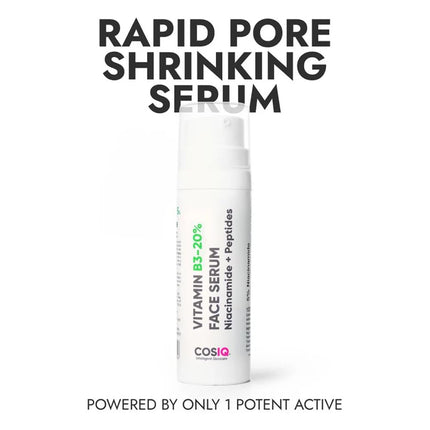 Cos-IQ 20% Niacinamide Face Serum with Vit B3 & Hyaluronic Acid | 30ml